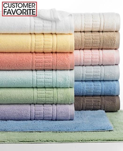 Martha Stewart Collection Plush 13" Square Washcloth