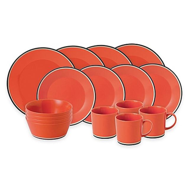 Royal Doulton® Colors 16-Piece Dinnerware Set in Red