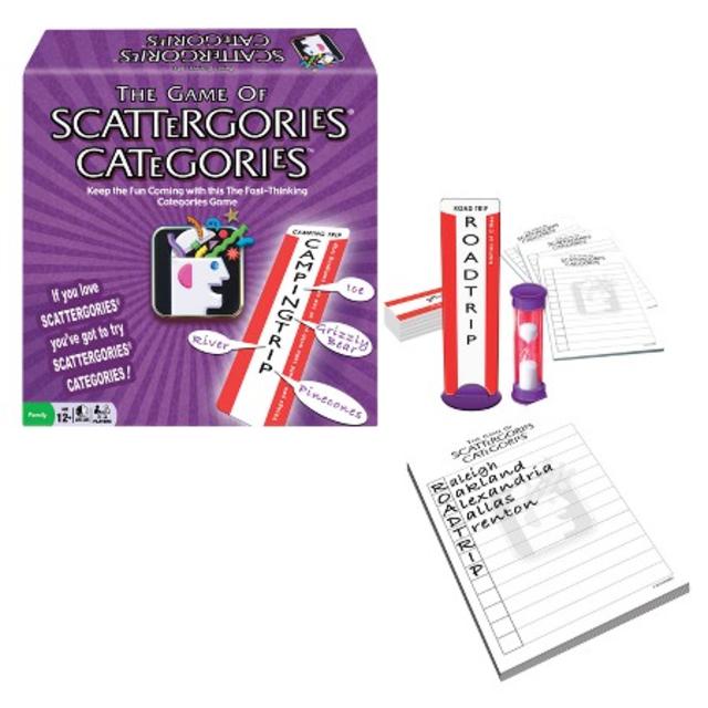 Scattergories Categories Game