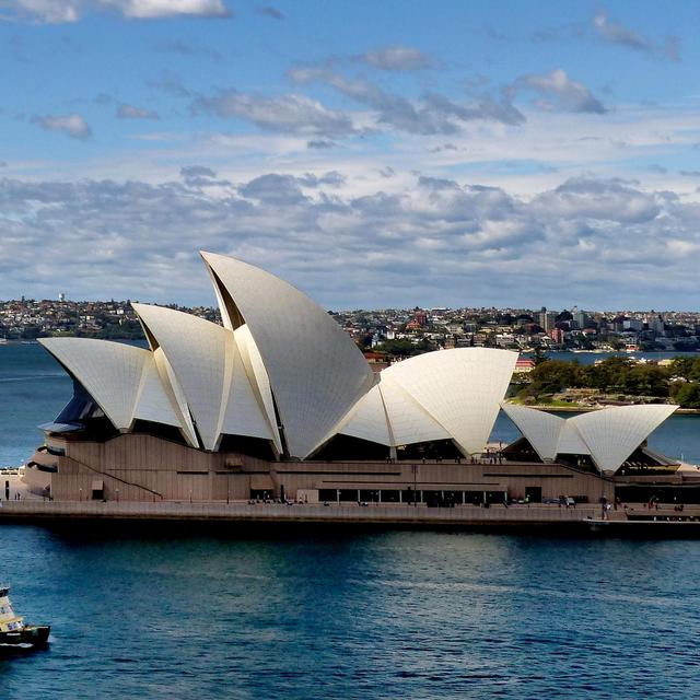 Show at the Sydney Opera House on Honeymoon