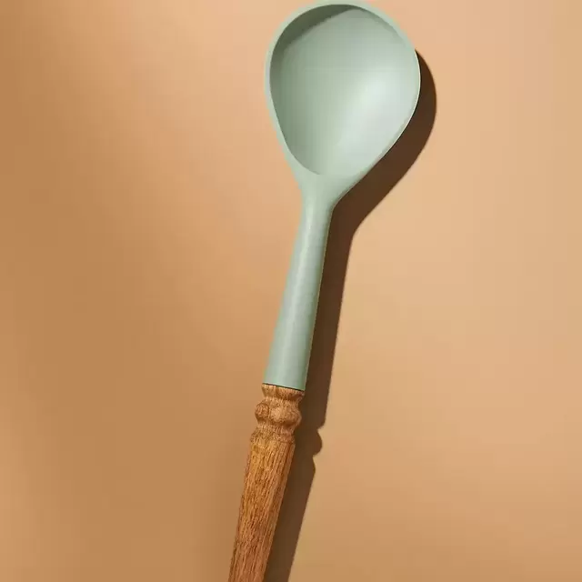 Gibson Silicone Double Spoon (rubber and wood)