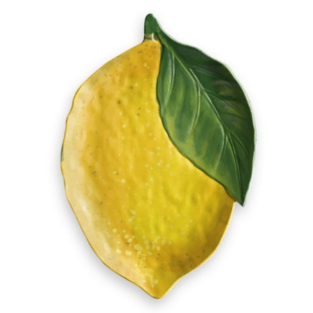 Lemon-Fresh Melamine Figural Platter, Multi | One Kings Lane Twitter