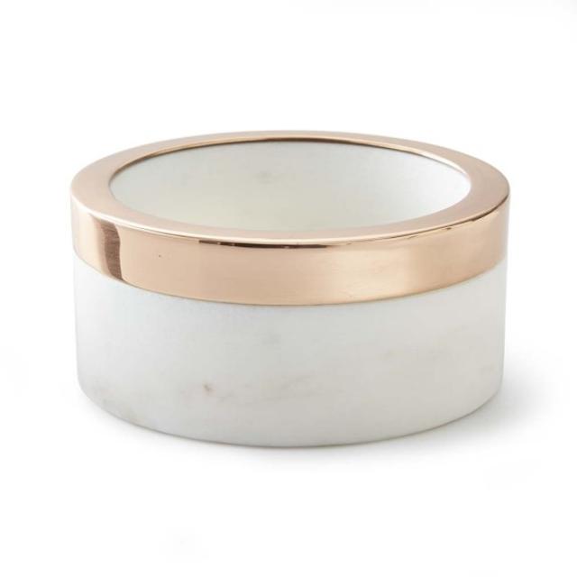 Marble & Copper Wine-Bottle Coaster