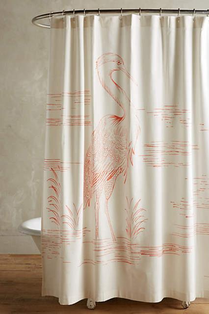Heron Shower Curtain