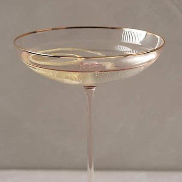 Gilded Rim Glassware