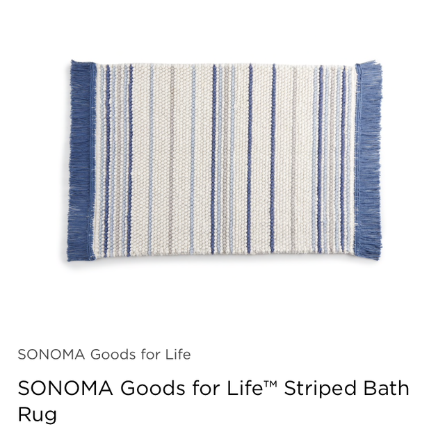 SONOMA Goods for Life™ Striped Bath Rug