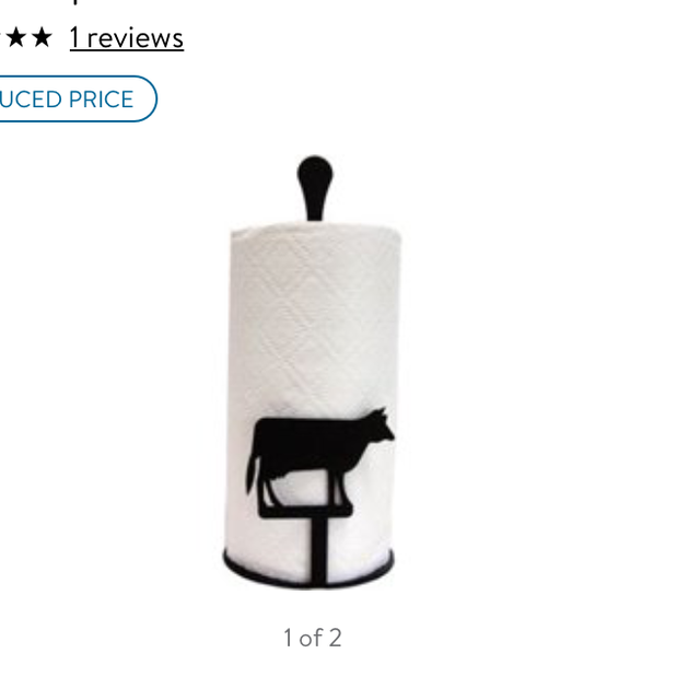Cow - Paper Towel Stand