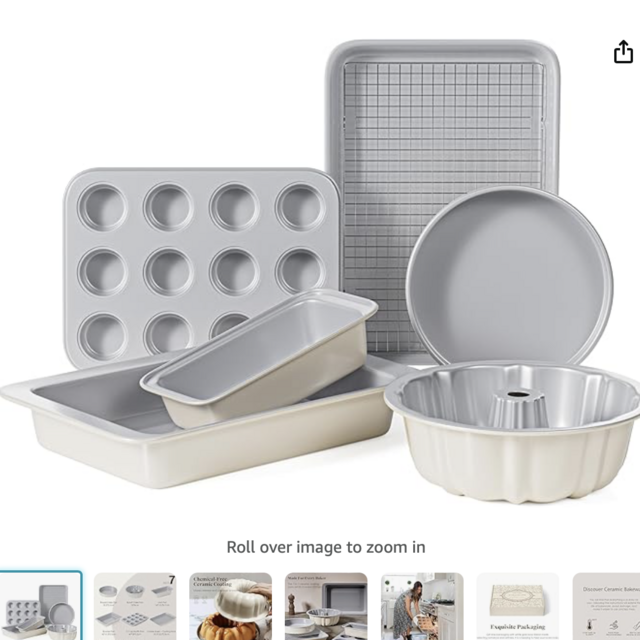 Ceramic Non-Stick Baking Moulds