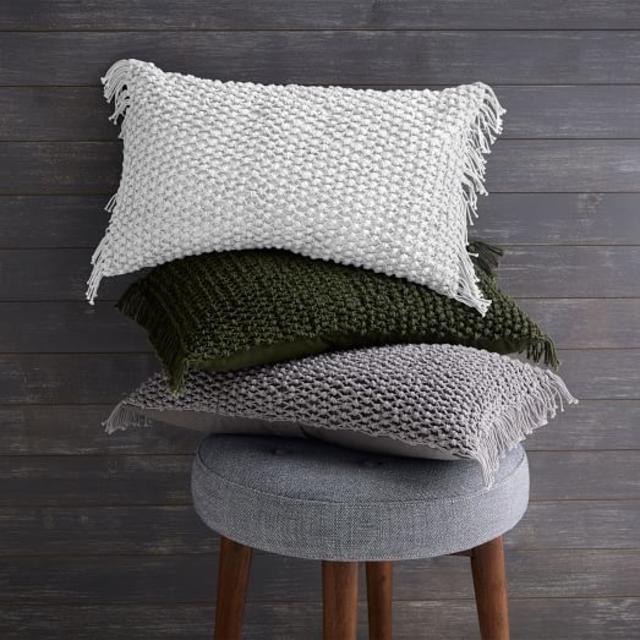 Knotted Net Pillow Cover