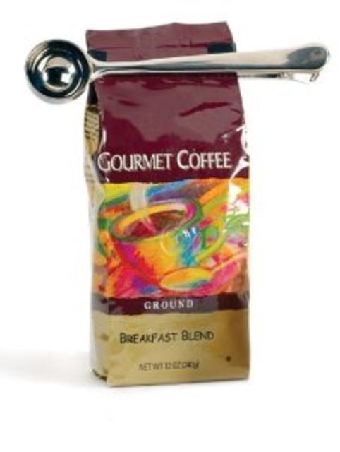 RSVP Endurance Stainless Steel Coffee Scoop & Clip