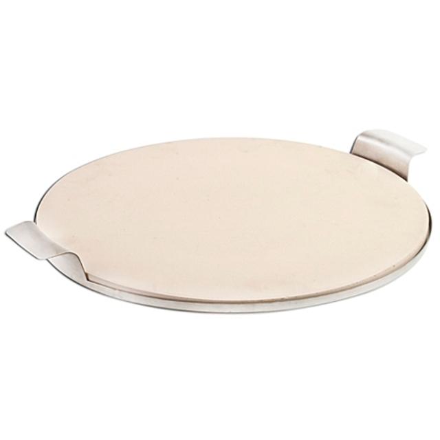 Pizzacraft™ 15-Inch Round Pizza Stone with Solid Stainless Steel Tray