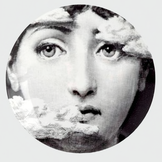 Fornasetti Wall Plate Tema e Variazioni # 139X