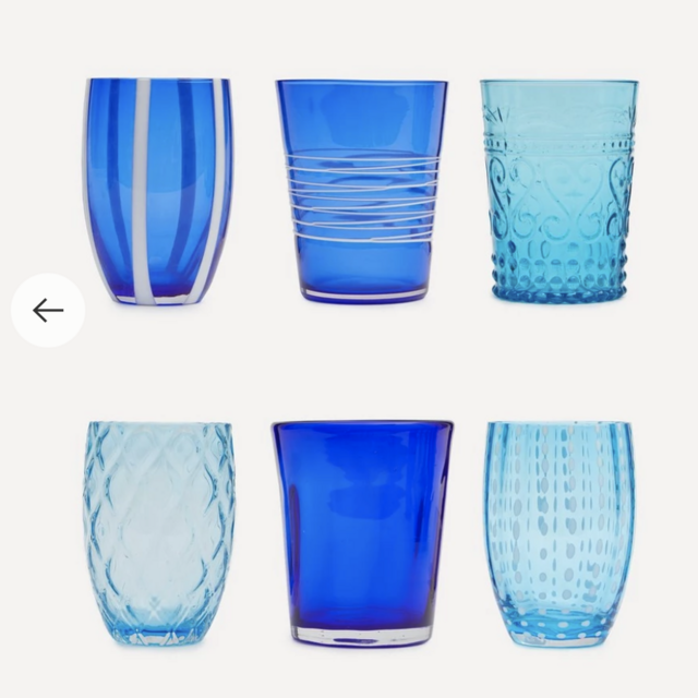 Melting Pot Assorted Glasses Set of 6