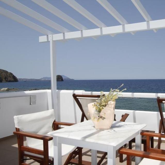 One night at Tania Rooms, Milos Island, Greece