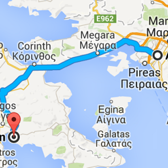 Rental Car in the Peloponnese