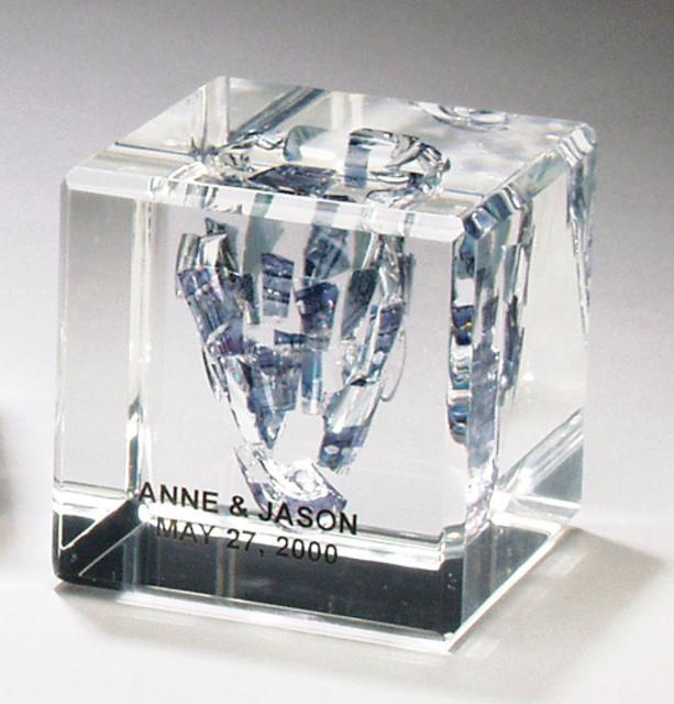 Mazel Tov Lucite Cube