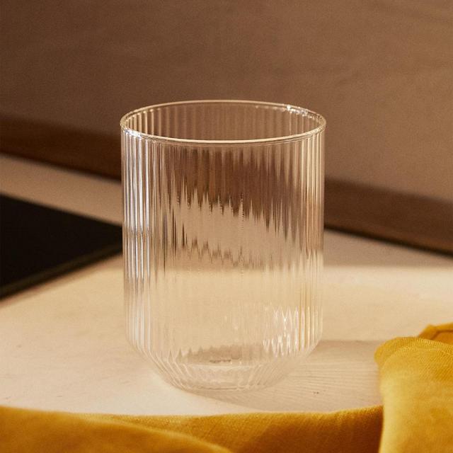 Fluted Glass Tumbler