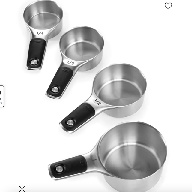 OXO Good Grips Set of 4 Stainless Steel Magnetic Measuring Cups