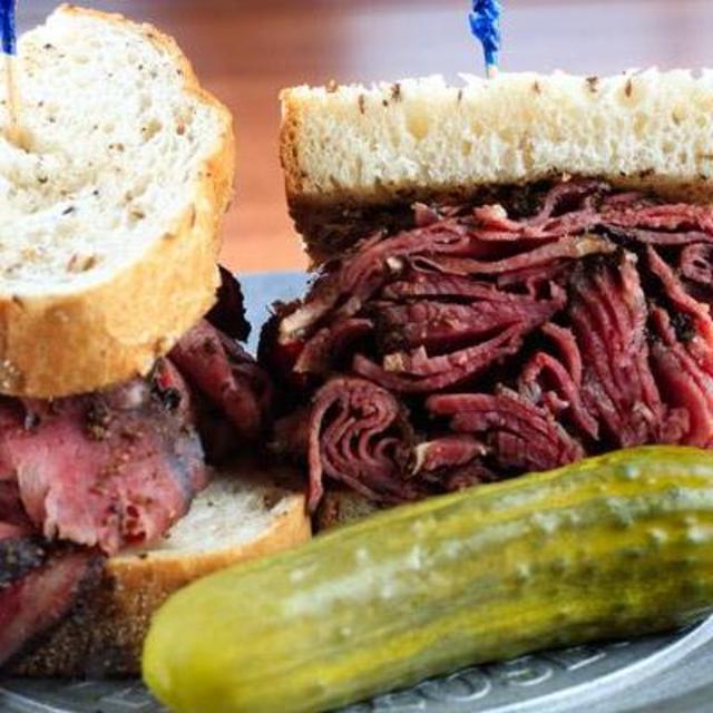 Lunch at Katz's Deli, NYC