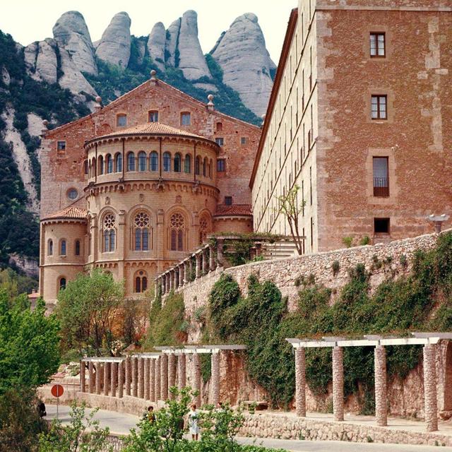 Train tickets and entry to Abbey of Montserrat, Spain