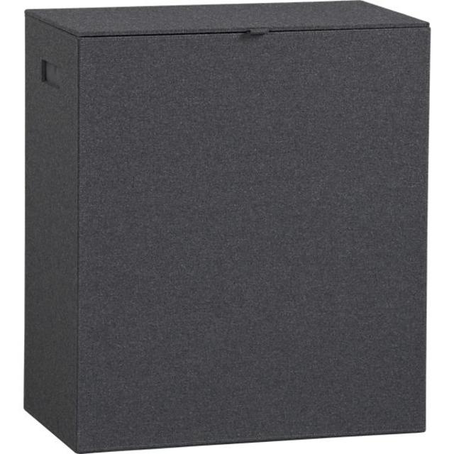 Charcoal Felt Hamper