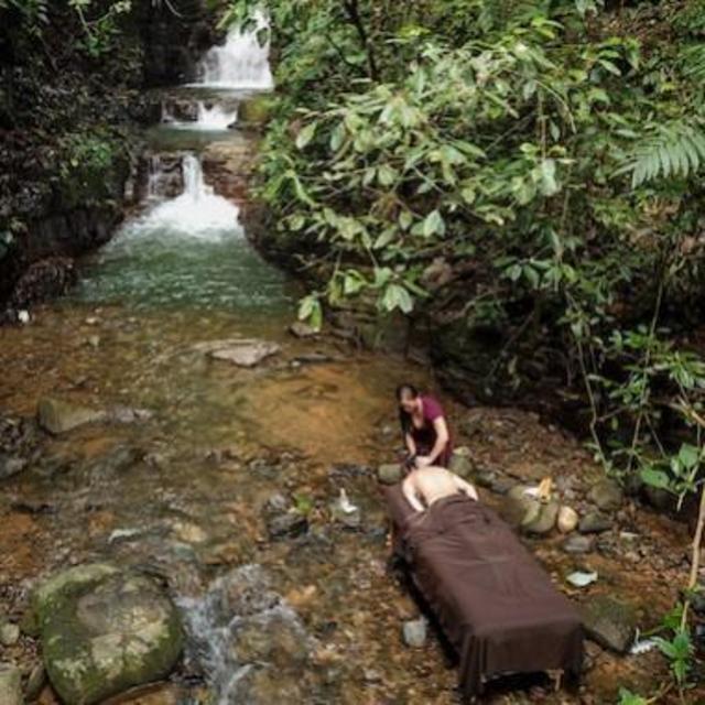Jungle Spa Treatments while on Honeymoon