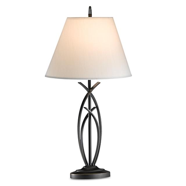 Curve Bronze Table Lamp With CFL Bulb