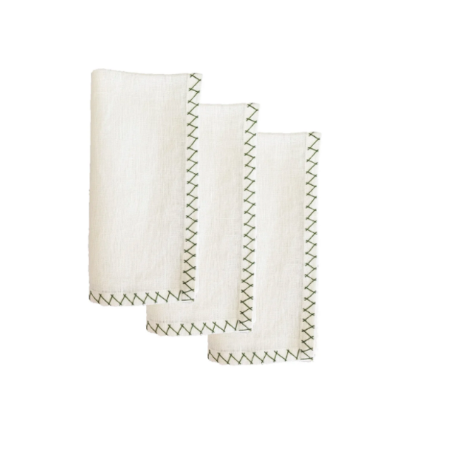 Berner & Co. Zig Zag Dinner Napkin, Set of 2