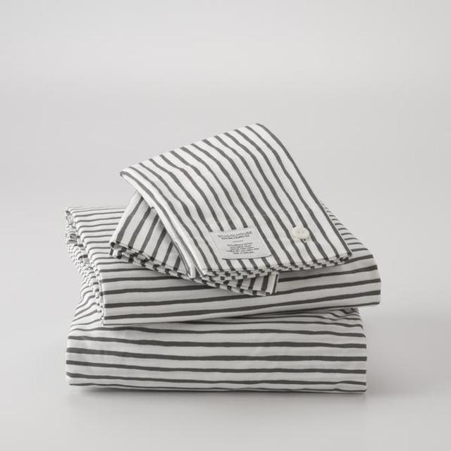 Painterly Stripe Sheet Set - Queen