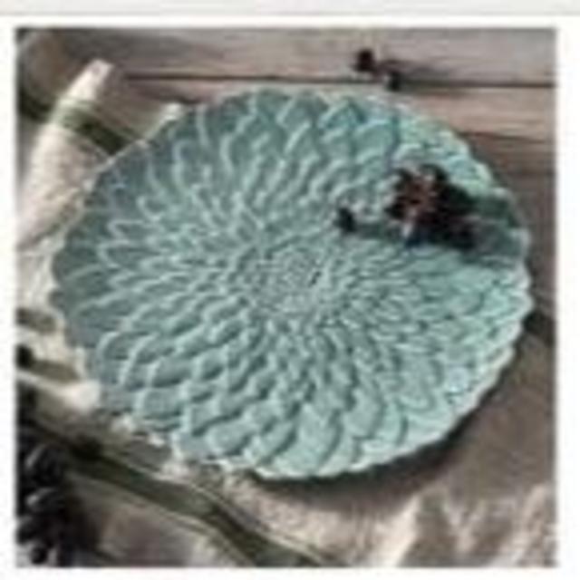 Flower Petal Ceramic Serving Platter
