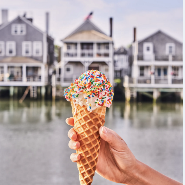 Ice Cream on the Wharf, Nantucket