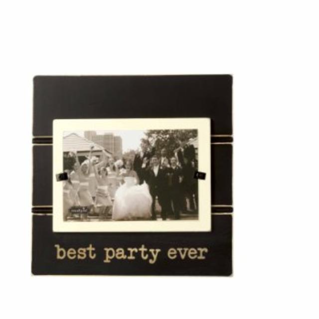 Mud Pie Best Party Ever Frame