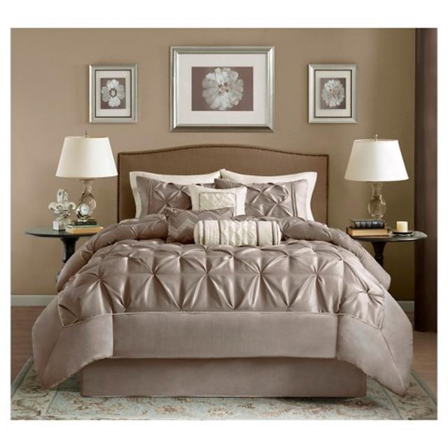 Piedmont 7 Piece Comforter Set - King - Taupe