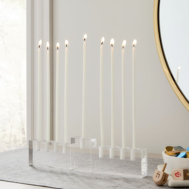 Glass Menorah