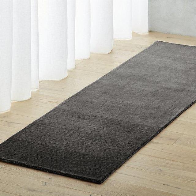 ombre grey runner 2.5'x8'