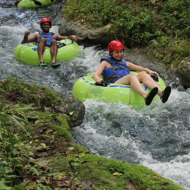 Tubing down the White River