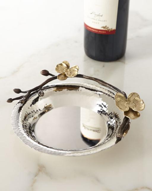Michael Aram Gold Orchid Wine Coaster