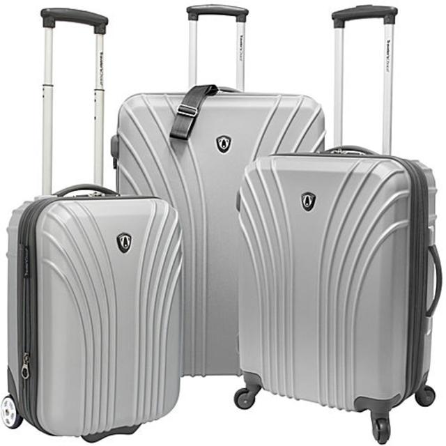 Traveler's Choice 3-Piece Hardside Ultra Lightweight Luggage Set