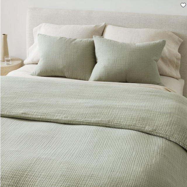 Dreamy Gauze Cotton Duvet Cover & Shams