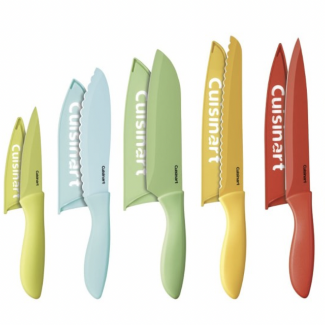 Cuisinart 12-Piece Color Ceramic Knife Set