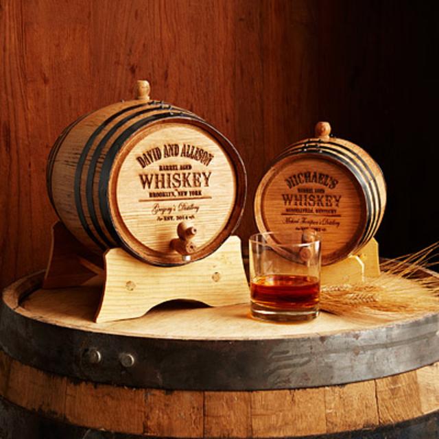 PERSONALIZED WHISKEY BARREL