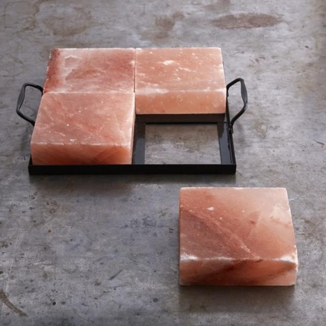Himalayan Salt Blocks with Holder