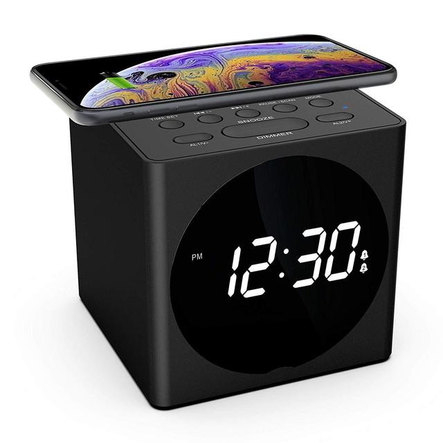 Wireless Charging Clock Radio