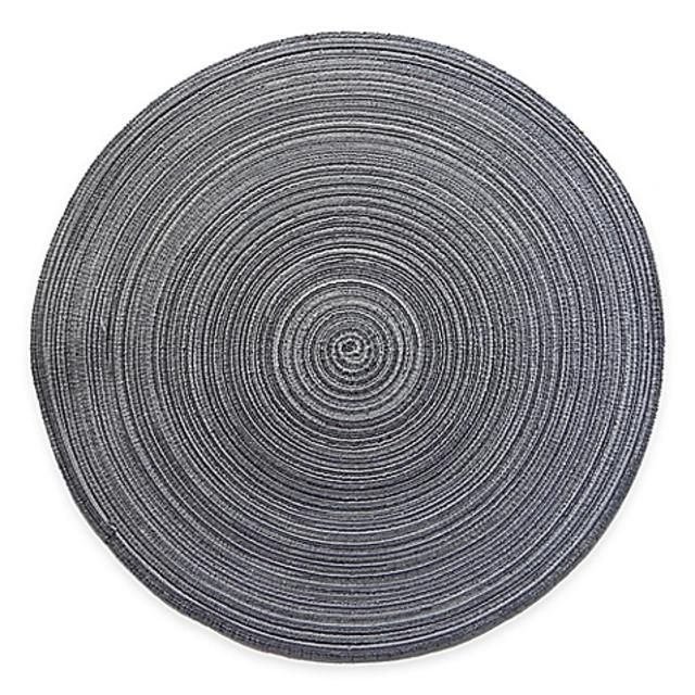 Martini Round Placemat in Grey
