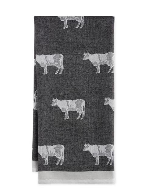 Jacquard Animal Towel, Cow