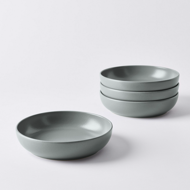 Pasta Bowls (set of 4 in Slate Green)