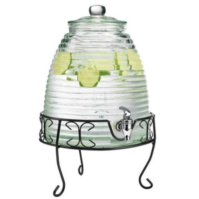 Royal Cook Beehive Beverage Dispenser, 9 L, Clear