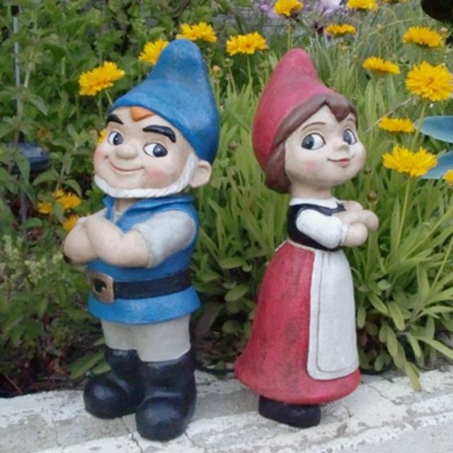 Gnomeo & Juliet Gnome Statues (Set of 2)
