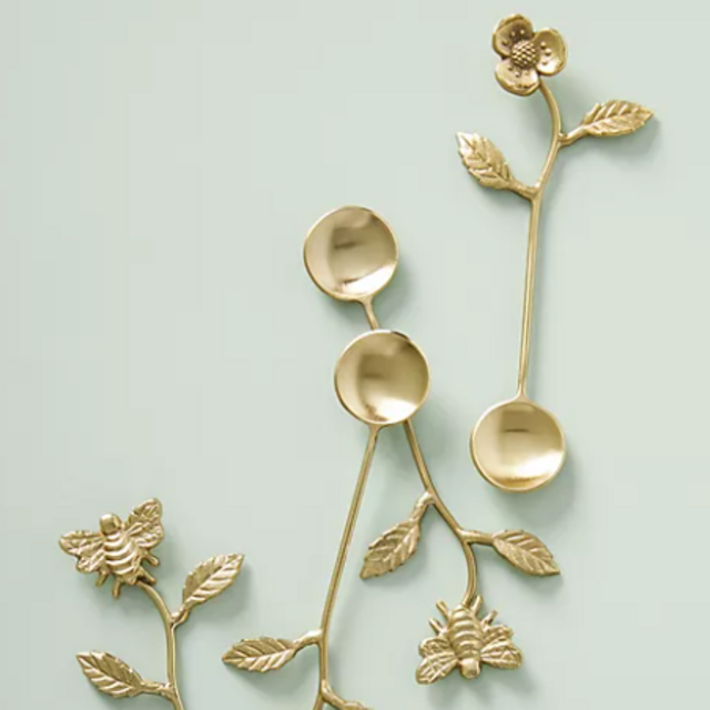 Meadowsweet Teaspoons, Set of 4