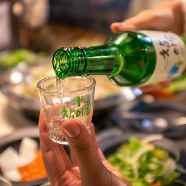 Soju shots in Seoul